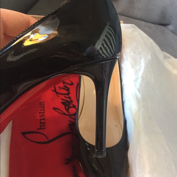 Christian Louboutin Simple 85mm Pump black 7M - Picture 6 of 8